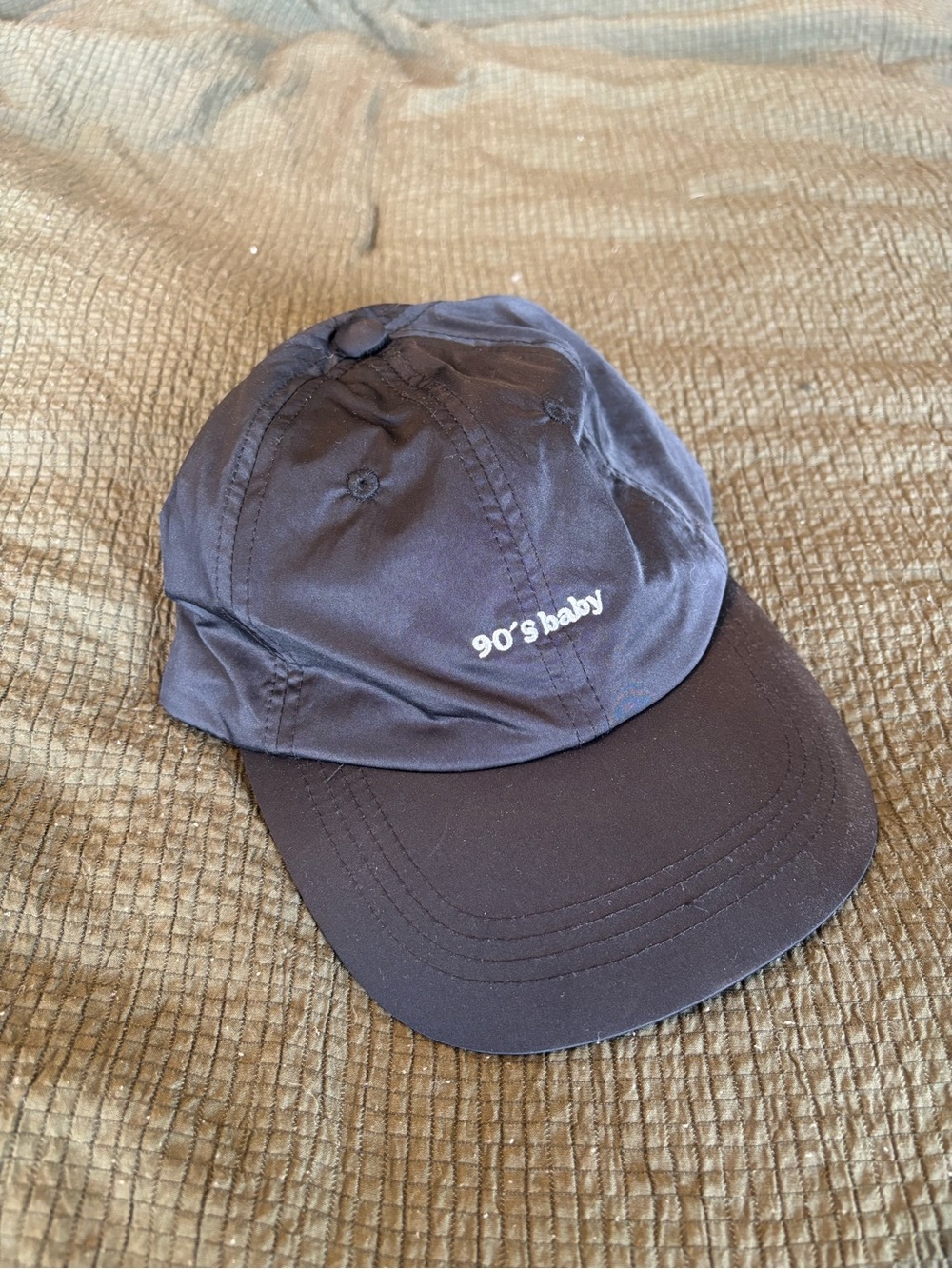90's Baby Black Baseball Cap